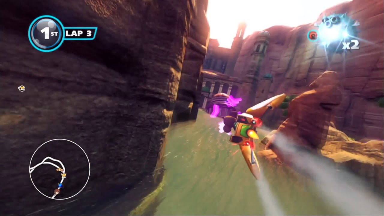 Sonic & All-Stars Racing Transformed (PS3): Dragon Canyon - Expert - AiAi