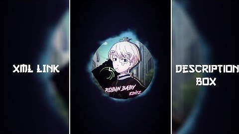 NEW LOGO TREND XML🔰✨BY ROBIN BABY 🐰✨XML LINK DESCRIPTION BOX📦🔰