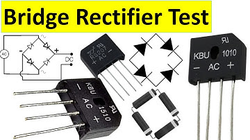 Easy Bridge Rectifier Test Anyone Can Do!
