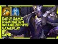 Arena of Valor | EARLY GAME DOMINATION BY ZEPHYS | ZANE | #1 RANKED PLAYER | BUILD + ARCANA