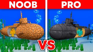 Batalla de Construcción de SUBMARINO de NOOB vs PRO!