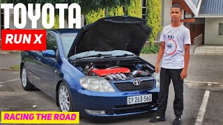 TOYOTA RUNX RSI | INSANE LIFTS !! | 1/4 mile test **must watch** Racing The Road Episode 10