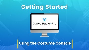 DanceStudio-Pro: Using the Costume Console