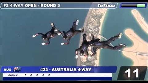 Australia FS 4 Way open Rd 5 Mondial, Dubai 2012