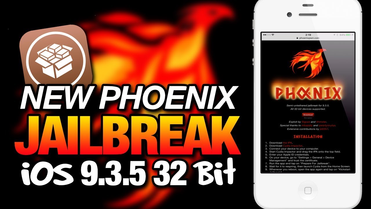 phoenix jailbreak ios 9.3.5