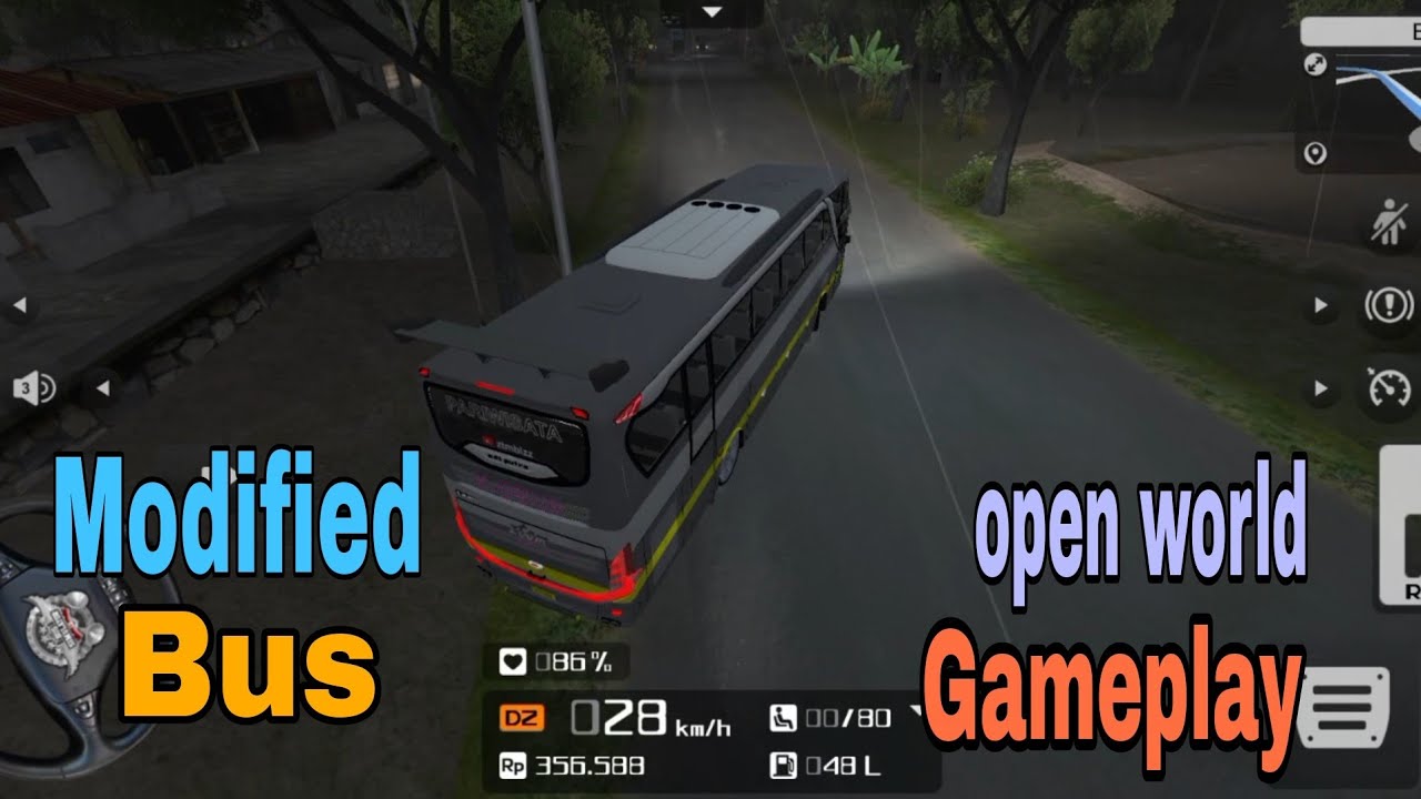 Modified bus in open world gameplay for Android | bus simulator ...