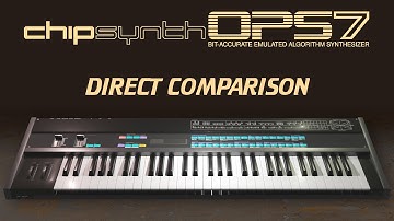 Unscripted live comparison of chipsynth OPS7 with an original mk1