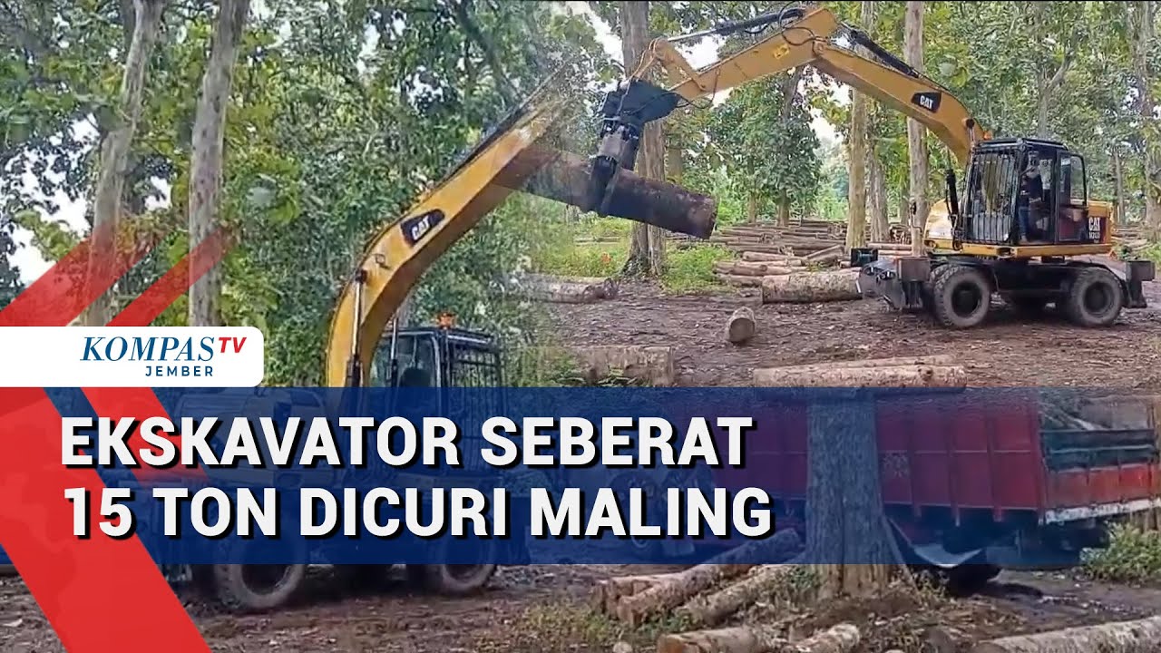 Nekat! Ekskavator 15 Ton Dicuri di Lumajang, Kerugian Rp1,5 Miliar