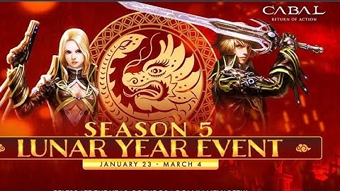 CABAL MOBILE : RETURN OF ACTION LUNAR EVENT OPEN DRAGON