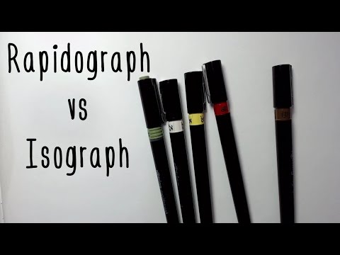 Rapidograph Pens: Techniques for Drawing for Beginners 