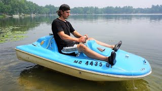 First Ride On The 1960&#39;s Mini Jet Boat