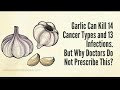 GARLIC TREAT TYPES OF CANSERS AND KILLS VIRUSES/ AMAZING HEALTH BENEFITS OF GARLIC