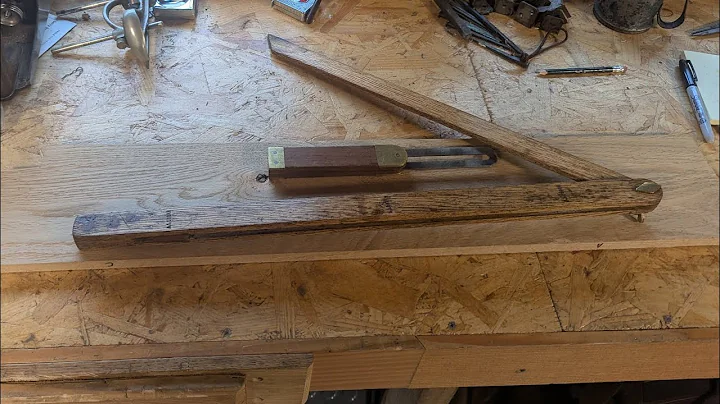 Quick restoration of a big oak sliding bevel