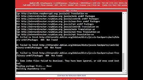 DMRgateway Configuration of Pistar  for TGIF network