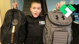New Backpacks! What's Inside?  (1.3.19) | Clintus.tv