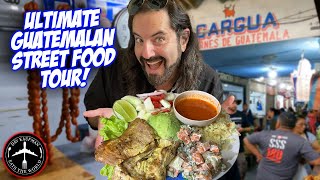 EATING EVERYTHING WE FOUND IN A GUATEMALAN STREET FOOD MARKET!