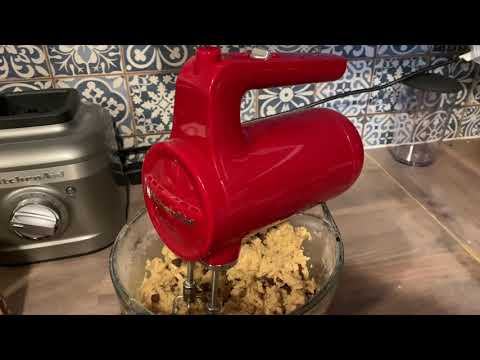 KitchenAid Cordless 7 Speeds Hand Mixer in Empire Red