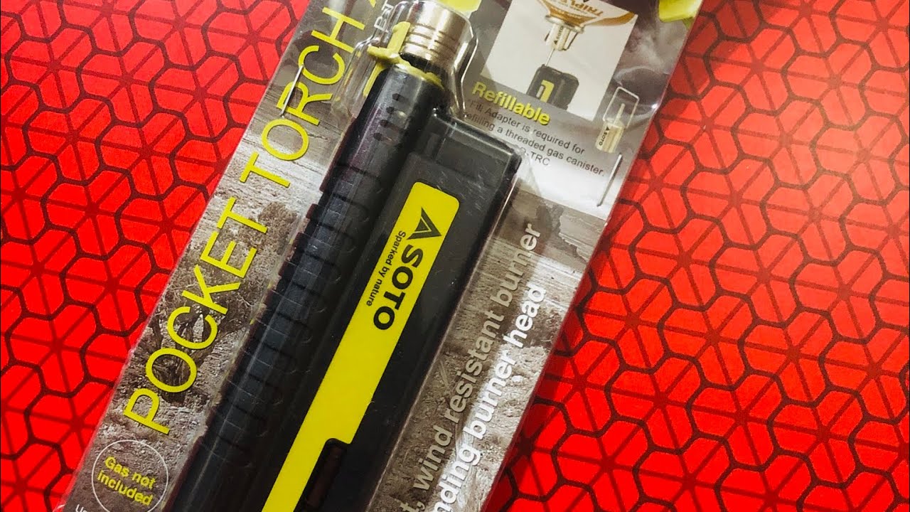 SOTO Refillable Pocket Torch XT (Extended) Unboxing YouTube