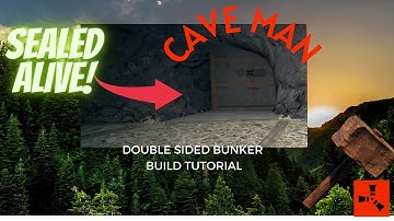 I Sealed BOTH Sides - Rust Cave Base Roof Bunkers - 2022 BUILD TUTORIAL