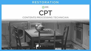 ✍️ CPT: Contents Processing Technician | IICRC