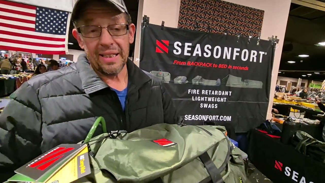 Army Ranger and survivalist trainer Tom reviews the lighter than an M16 - SEASONFORT Backpack Bed