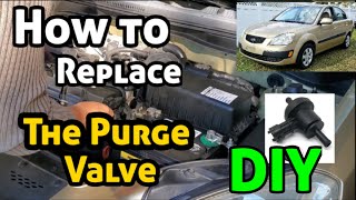 How To Replace The Canister Purge Valve in a 2008 Kia Rio - Code 0496 - Easy Fix - DYI