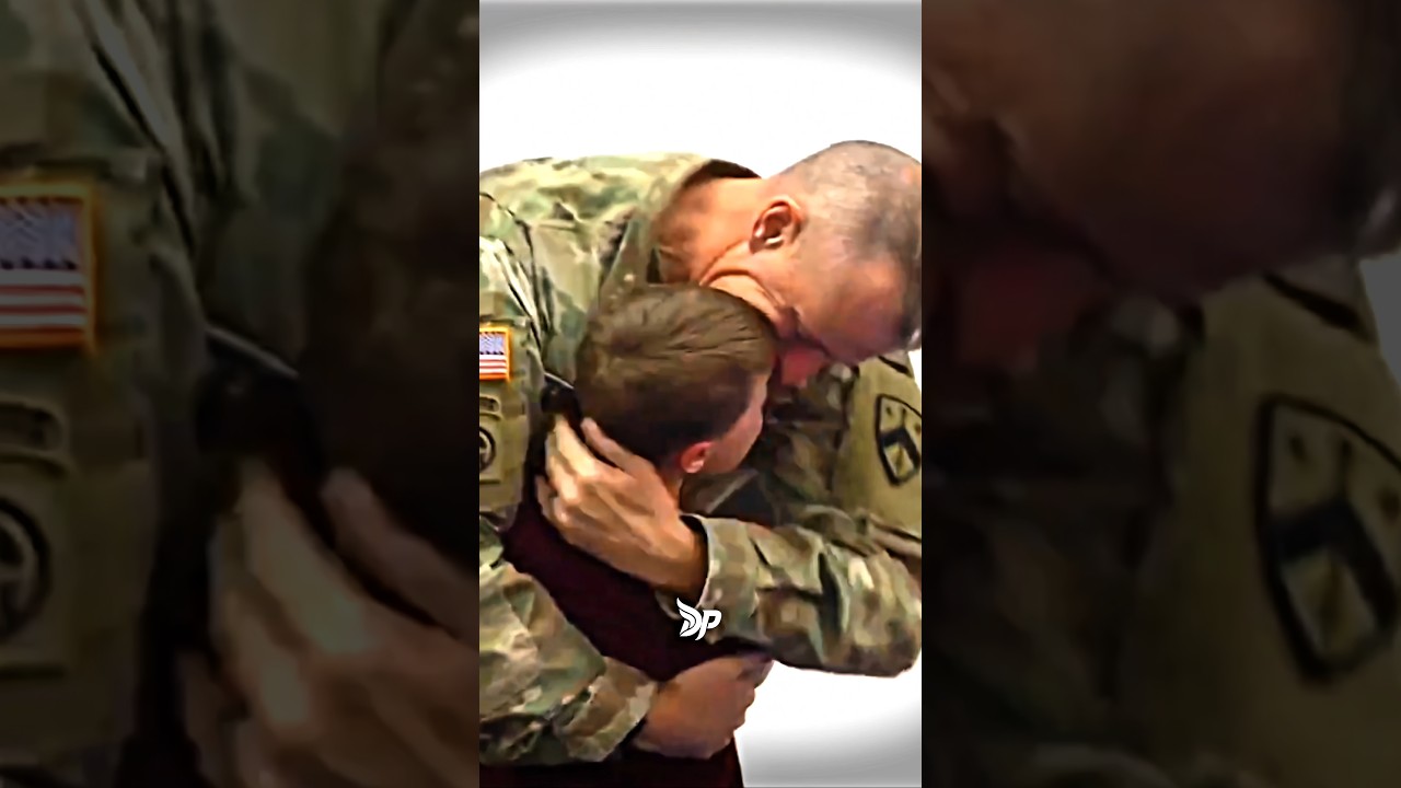 He hadn't seen his dad in ten months! 😭
