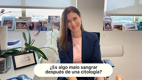 ¿Debe doler después de una citología?