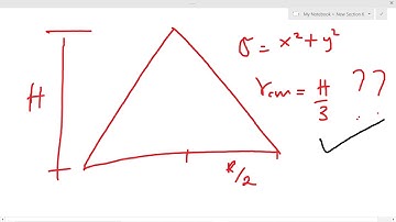 Centre of mass of a Triangle Lamina ( Lesson 4 )