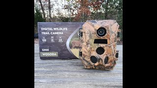 Wosoda G900 Trail Camera Unboxing, Setup and Review