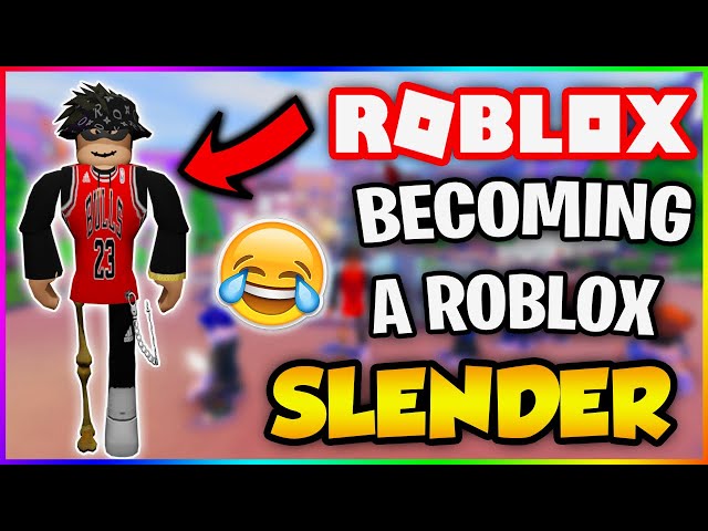 Becoming a SLENDER for 24 hours (roblox) 