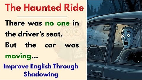 Learn English Through Stories ⭐ The Haunted Ride | Level 2 English Listening & Speaking Practice