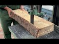 Admire The Great Woodworking Talent That Will Help You Make It - Unique Table From Thin Wooden Stick