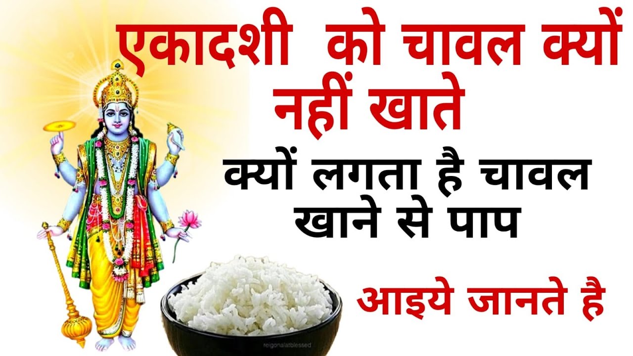 Ekadashi Ekadashi me chawal kyu nahi khana chahiye Ekadashi me