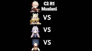 Mualani with Kazuha Vs Xilonen Vs Citlali - Genshin Impact