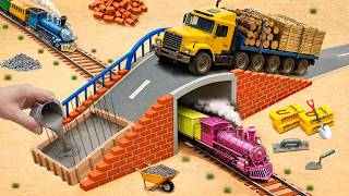 Diy diorama making mini motor water pump science project @SanCreator