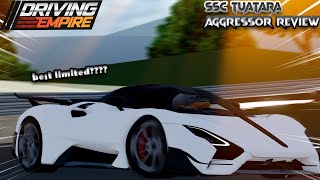 Roblox Driving Empire SSC Tuatara Aggressor Review (Limited)