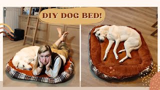 DIY Dog Bed Sewing Tutorial //  Fall sewing 2023!