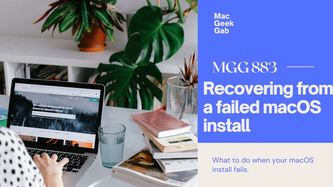 Recovering From A Failed macOS Install - YouTube