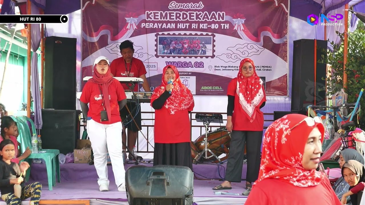 19  PEMBAGIAN DOORPRIZE   SEMARAK KEMERDEKAAN HUT RI KE 80 TH WARGA RW 02 BLOK WAGE DS  JATISEENG KI