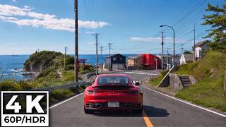 Afternoon Coastal Drive in Chiba ☀️ Tateyama & Minamiboso /4K60fps / Relaxing Piano & Driving Sounds