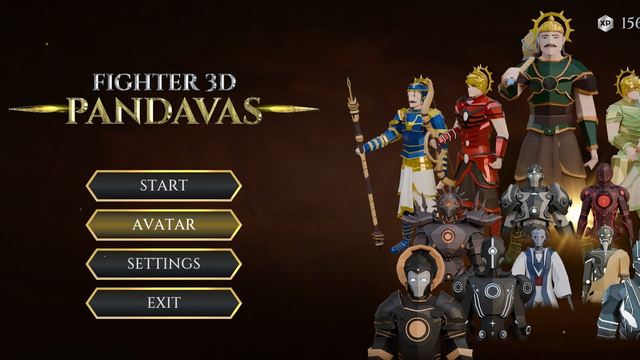 Pandavas 3D Fighter mobile game | Sahadeva character | Shakuni | made with unity games | 