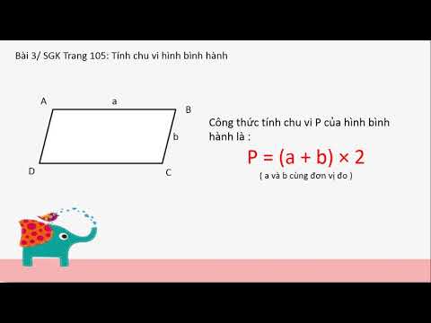 Tiết 96: Luyện tập tính diện tích hình bình hành (SGK Toán 4 trang 104)