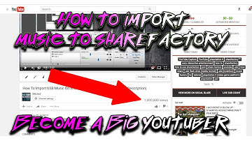 How To Import USB Music On Share Factory *Tutorial* 2017 (Read Description)