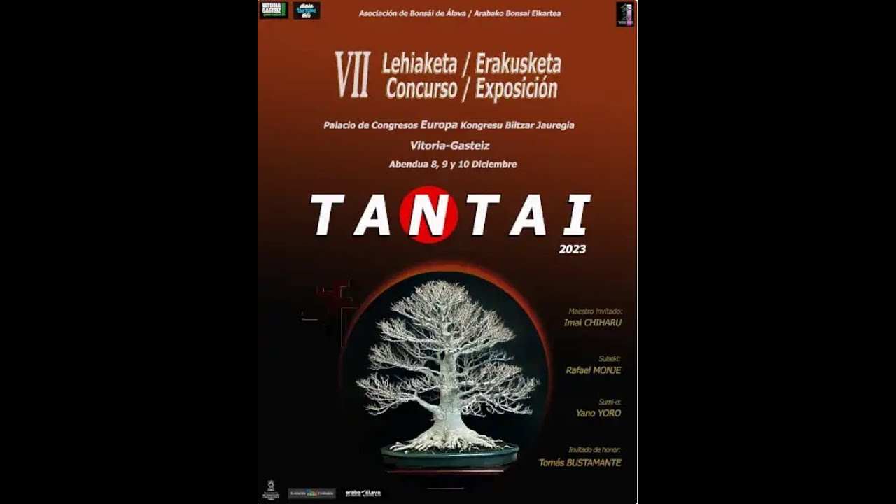 VII Concurso/Exposición Bonsái. Tantai 2023 Vitoria/Gasteiz