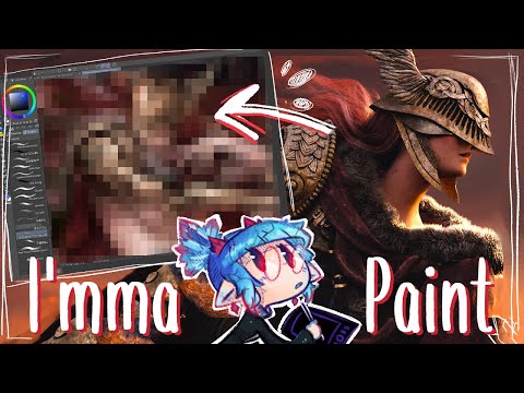 I'mma Paint - MALENIA Blade of Miquella - Elden Ring Speedpaint