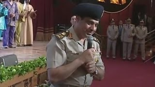 كلمة الفريق أول عبد الفتاح السيسي وزير الدفاع في حفل تحرير سيناء 28/04/2013