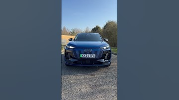 WHAT A QUALITY CLICK! Audi Q6 etron start up lights #shorts