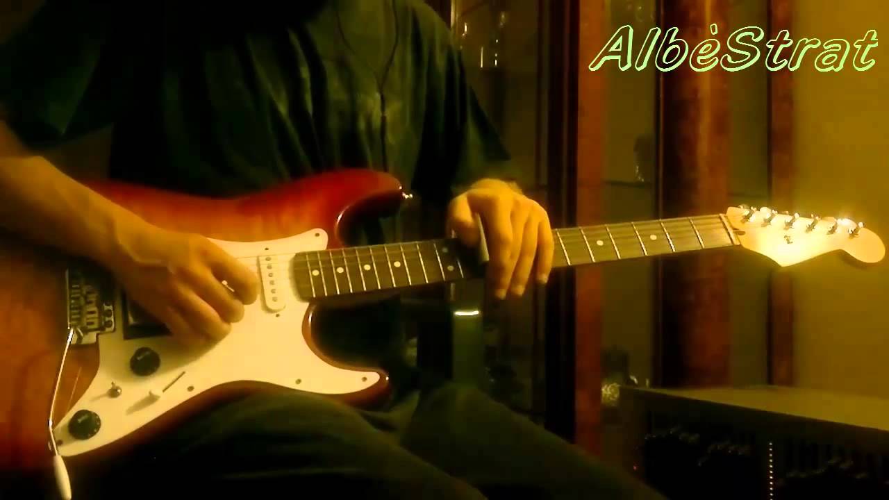 Take a breath cover Slide Solo David Gilmour AlbèStrat YouTube