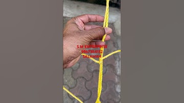 Container net in 4 mm rope by S M ENTERPRISE - SALAMAH